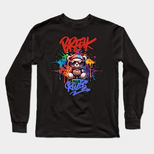 A Cool and Rebel Teddy Bear Long Sleeve T-Shirt